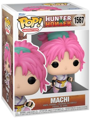 Funko POP! Animation: Hunter X Hunter - Machi Komacine - Hunter X Hunter (HXH) - Vinyl-Sammelfigur - Geschenkidee - Offizielle Handelswaren - Spielzeug Für Kinder und Erwachsene - Anime Fans