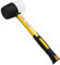 CCLIFE Gummihammer nero/bianco 910g Zertifiziert durch TÜV und GS Gummi hammer mit zwei Seiten, Schonhammer für Bodenleger und Fliesen