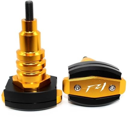 Uubik Motorräder Sturzpads Für Yamaha Fz1 Fz1n Fazer Motorrad Absturzsicherung Verkleidungsschutz Anti Crash Pad Protector Frame Sliders Sturzschutz (Color : Gold)