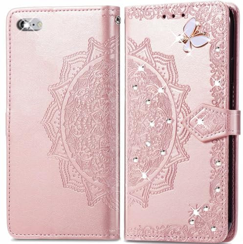 Phone Case for iPhone 6/6S,Premium Leather Wallet Full Cover with Card Slots and Kickstand,Flip Protective Case for iPhone 6/6S