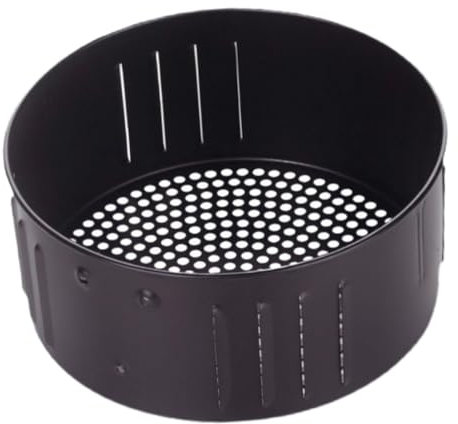 TOPBATHY per Alimenti per Friggitrice Ad Aria di Scarico da 2 6 L Rivestimento Antiaderente Robusto Acciaio Carbonio per Pizza Pollo E Bistecca