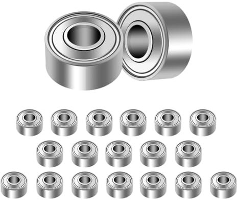 ANGEEK 20 Stück 693 ZZ Kugellager 3 mm x 8 mm x 4 mm,Vorgeschmiert,Doppeldichtung, 693ZZ Rillenkugellager