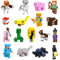 YANAYANA Mini Figuren Miner Gamer Tortenfiguren Set, 16 Stück Mini Spielzeug Figuren, Cupcake Deko Videospiel Figur Geschenk für Jungen Kinder Spielfans, Spielzeugmodell Geburtstags Geschenk Kinder