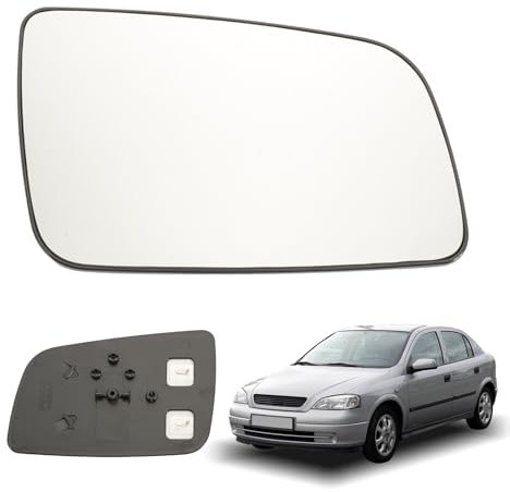 Anlseiod Passend für O-pel Astra G 1998-2004 Recht Spiegelglas Ersatz,Spiegelglas Außenspiegel Glas,Spiegelglas Verstellbar Geeignet Asphärisch