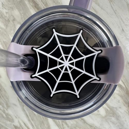 Halloween for stanley Name Plate, Cup Lid Decoration,Personalized Plate Lid Toppers, Halloween Spider Web, Pumpkin Name Tag, for stanley 40 Oz Bottle Halloween Accessories