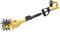 Zappa a batteria da 20 V, piccola fresa da giardino elettrica con batteria, regolabile in altezza, per arare, girare il terreno, apertura in parchi, giardini, cortili, campi, giallo