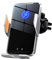 Wireless Car Phone Holder and Charger, Qi Fast Charging Mount with Automatic Sensor, 15W Auto-Clamping Air Vent Phone Holder Compatible with iPhone & Android