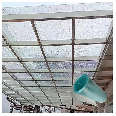 Pannelli per serre in policarbonato resistenti ai raggi UV, 1 x 2 m, pannelli diurni in fibra di vetro per serra/pergola fai da te (1,2 x 2 m)