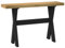 vidaXL Konsolentisch NOAIN X-Form-Beine 120x30x75 cm Massivholz Kiefer, Flurtisch, Dielentisch, Wandtisch, Ablagetisch, Tisch, Flurkonsole