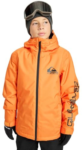Quiksilver Snow Jacket Mission Jacket Boy's Orange 12