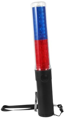 Leuchtstab für Konzerte 26cm mit Led, Abs, Haken | Wiederverwendbar, Drei Aa Batterien nicht Enthalten, Handlich Tragbar, für Party, Hochzeit und Fest