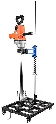 IUBGFTO Mezclador de Pintura neumático 2600W Mezclador de Pintura automático neumático, agitador de Aire con Soporte Auxiliar, para agitador de disolvente de Tinta