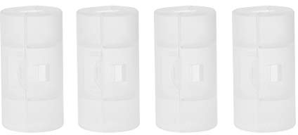 ROYJJ Translucent AA To C Size Cell Battery Converter Adaptor Holder for Case for Converter Box