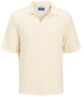 JACK & JONES Male Gestricktes Polo Einfarbig Gestricktes Polo