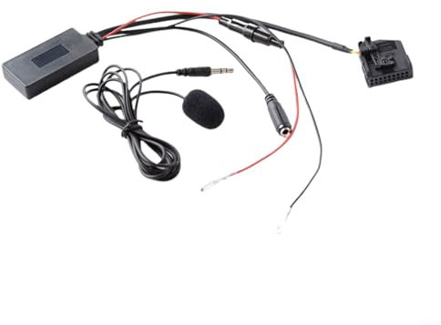Zeroupshop Cable adaptador AUX de módulo compatible con Bluetooth para Mercedes para Benz Clase A W168 CLK W208 W209 Clase E W211 actualización del sistema de audio