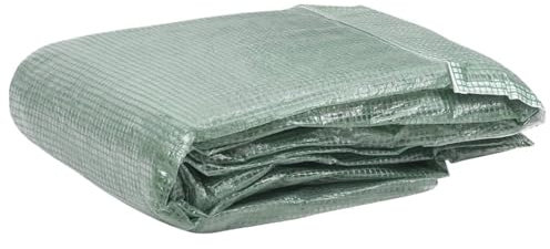 Juroupi Telo di Ricambio per Serra (6 m²) 200x300x200 cm Verde,Telo Protettivi per Piante,Sistemi Serra,Telo di Ricambio per Serra-316442