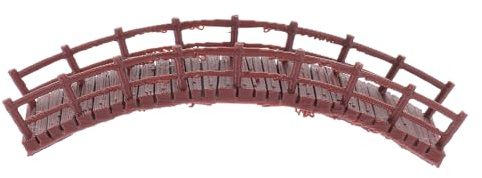Gatuida Ornement de Pont Chinois Miniature en Résine, Figurine de Mini Pont Arc pour Décoration Jardin, Aménagement Paysager Aquarium, Accessoire Décoratif Zen, Style Architectural