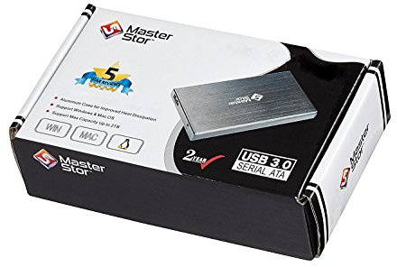 MasterStor)-Externe Festplatte USB 3.0 super-schnelle 2,5-Zoll-SATA-Laptop Festplatte Portable Hard Drive schwarz (80 GB, 120 GB, 160 GB, 320 GB, 500 GB, 1TB) (160GB)