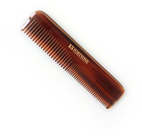 1541 London Pocket Hair Comb - Fine and Coarse Tooth Comb for Men's Hair & Beard (HC02)