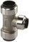 Edelstahl Steckfitting Tectite T-Stück Mittelgang reduziert 28 mm x 22 mm x 28 mm, TS130R