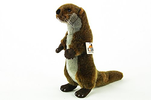 Teddys Rothenburg Kuscheltier Fischotter stehend braun 26 cm Plüschotter