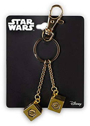 Star Wars Han Solo Lucky Sabacc Dice Keychain, multicolord2, Classique