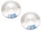QiiMii SS304 1-1/2 Stainless Steel Sanitary Tri Clamp Clover Solid End Cap， 2 Pack