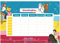 Papierdrachen Stundenplan DIN A4 Block - Bibi & Tina 1 - beschreibbar und ideal als Geschenk für die Schule - Wochenplan - Stundentafel zur Einschulung