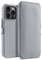 StilGut cover a libro compatibile con iPhone 13 Pro Max (6.7) custodia in pelle con chiusura clip, apribile, cover in pelle - Grigio nappa