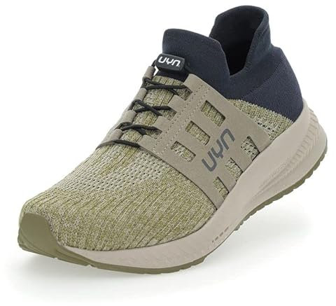 UYN Herren Nature Tune Vibram Sneaker, Oliv Melange Anthrazit, 45 EU