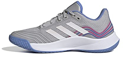adidas Damen Novaflight Volleyball Shoes Schuhe, Grey Two/Cloud White/Silver Dawn, 44 EU