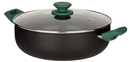 Kinvara Cacerola Negro Verde Aluminio (7 L)