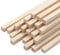 20 Stück Holzstäbe Quadratisch Holzstäbchen zum Basteln,0.95x0.95cm-30cm Lang Holzblock, Holzleisten zum Basteln,Holzleisten Quadratisch,Holzstäbchen für Heimwerker Schnitzen Basteln