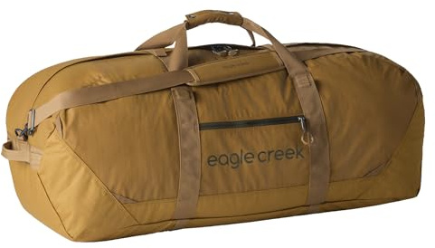 Eagle Creek No Matter What Duffle Bag 110L I Heavy Duty & Packable Travel Holdall I Sustainable Travel Bag for Camping & Adventure I 110L Capacity I Atlantic Blue