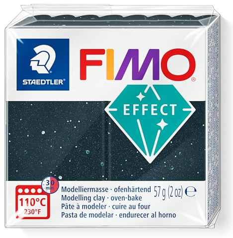 STAEDTLER FIMO effect, Steinfarben schwarzer granit, Normalblock 57g, 8010-903