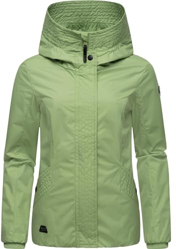 Ragwear Damen Übergangsjacke leichte wasserdichte Jacke kurz mit Kapuze Vannesa XS-6XL