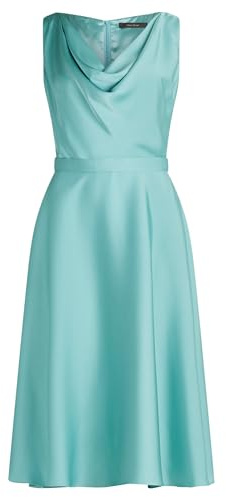 Vera Mont Damen Cocktailkleid mit Wasserfallausschnitt Strong Mint,42