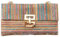 YYW Summer Beach Bags for Women Straw Clutch Handbag Woven Shoulder Bag for Travel Beach and Daily Use (1-Multi-colored)