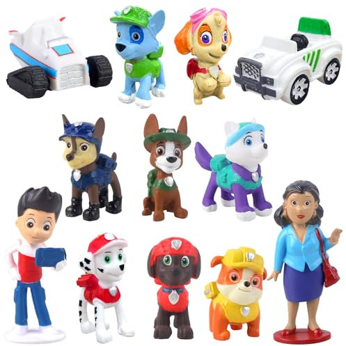 WWD1 Cake Toppers, Toy Set, Figures Set, Cake Decoration, Party Decorations Birthday Cake Topper Kid Birthday Cake Decorations, Party Supplies for Boys Girls Kids Animals Toy Set 2-8cm