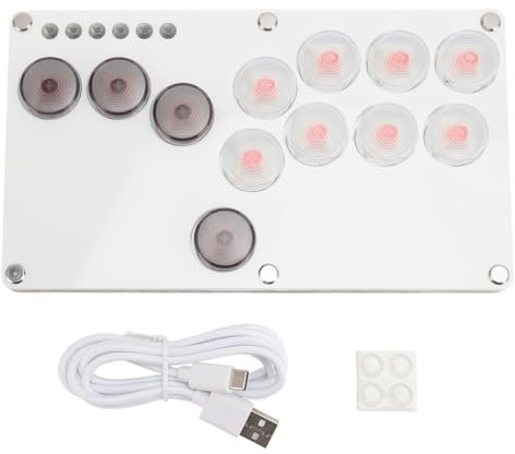 Controller, Mechanical Keys Gaming Keyboard with RGB Lighting Effects, SOCD Support, for Steam Deck,