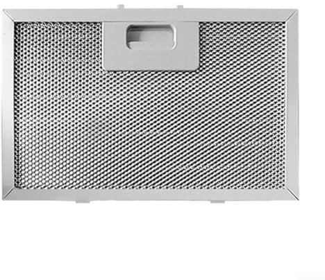 Filtro de repuesto para campana extractora de 300 x 506 x 9 mm para filtro de grasa de carbón sin conductos, filtro de malla de metal, filtros de pantalla de grasa