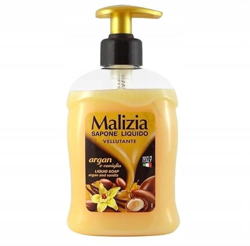 Malizia Samtige Flüssigseife, mit Pumpe (Arganöl und Vanille)