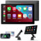 Car Stereo,9 Inch CarPlay Screen for Apple Car play & Android Auto,Portable Car Player Wireless Car Play Screen with Voice Control, Suitable for Most Vehicles (9 Inch)
