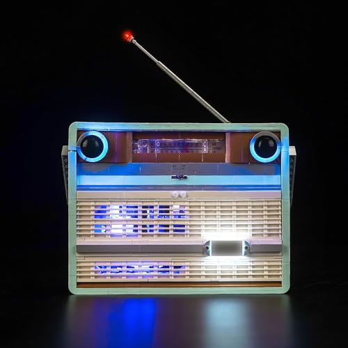 Kit de iluminación LED para Lego 10334 Retro Radio - Luces personalizadas para montaje de Lego Set de Construcción (modelo no incluido)