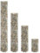 Xichuzi Gabionen-Hochbeete 4 STK. Rund Ø30x50/100/150/200 cm, Pflanzkübel, Kräuterbeet, Hochbeete-kit, Pflanztrog, Vertikalbeet, Pflanzgefäße - 152023