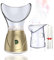 Apstour FS 60 Sauna facial, vaporisateur facial pour les soins cosmétiques du visage, ouvre les pores et hydrate, vapeur bienfaisante, convient aussi pour l'aromathérapie et l'inhalation (Gold)