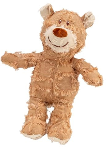 Yigoo Unzerstörbar Hundespielzeug,Unkaputtbar Kuschelti Plüsch Teddy Bär,Quietsch Robuste Hund Spielzeug,Anti-Kau Toy Gelb L