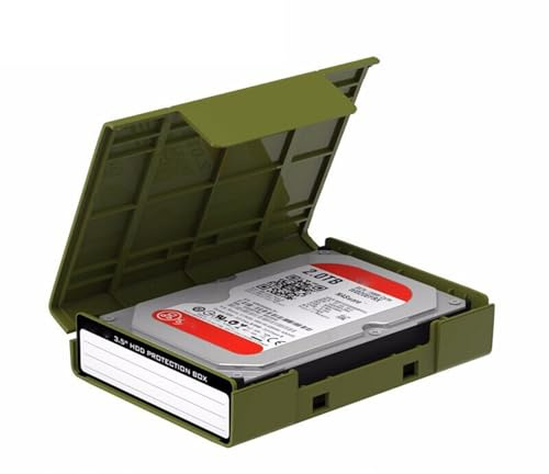 PEILINZE Hard Disk Protective Case Colorful 3.5Inch Hard Disk Storage Box With Shockproof For Safe Data Keeping