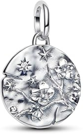 PANDORA ME 794085C01 - Ciondolo a forma di fiore di ciliegio in argento sterling con zirconi, compatibile con Me und Moments