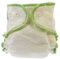 Blümchen Kuschel-Windel aus Bio-BW Höschenwindel mit Druckknopfverschluss (Small - 3-7 kg)